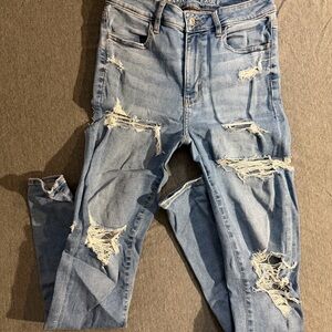 American Eagle Blue Level Stretch Jeans